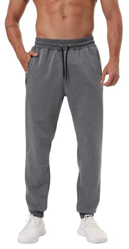 Hpbygstae - Pantaloni da jogging da uomo, pantaloni sportivi da uomo, pantaloni da allenamento in felpa, pantaloni da allenamento, pantaloni da jogging, M