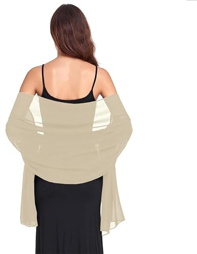 Van Der Rich ® - Silk Mussel Scarf Lätt Sjal - Kvinnor