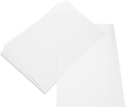 Gadpiparty 20 pièces Plastification Auto-adhésives Film Laminage Transparent Double Face Protection Photos Résistance Rayures Facile Installation