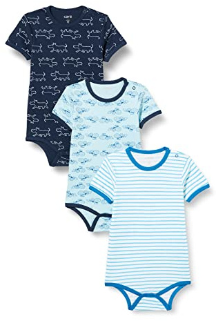 Care, Body Bébé Manches Courtes, Blue (769), 68