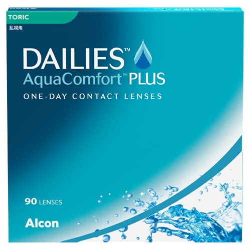 Dailies AquaComfort Plus Toric Tageslinsen weich | 90 Stück | BC 8.8 mm | DIA 14.4 mm | CYL -00.75 | ACHSE 180 | +00.50 Dioptrien