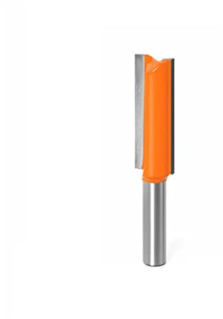 8mm Shank Router Bits 14 16 18mm Double Flute Straight Bit Steel Hook Shear Angles Woodworking Milling Cutter Electric Trimmer(8X16X39MM)