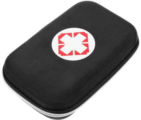 HOUDERCO Portable Medizin Aufbewahrungstasche Tragbare Erste-hilfe-tasche Medizin Organizer Für Reisen Wasserdichtes Design Für Medikamente Verbände Und Pflegeartikel