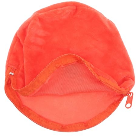 Abaodam Housse Chauffe-mains Ronde Orange Housse Isolante Anti-brûlure pour Bouillotte et Chauffe-mains Électrique Protection Thermique Sécurisée pour Usage Familial Hiver