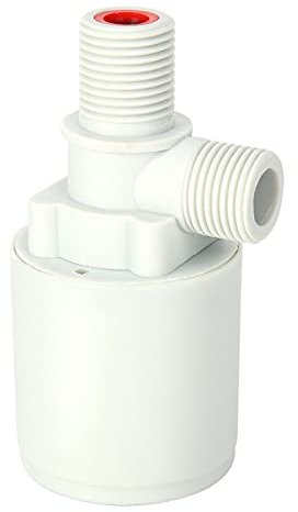 Vanne à flotteur d'eau G1/2in Contrôle automatique du niveau d'eau Vanne à bille flottante en plastique à l'intérieur du réservoir d'entrée pour réservoirs d'eau, piscines, tours d'eau