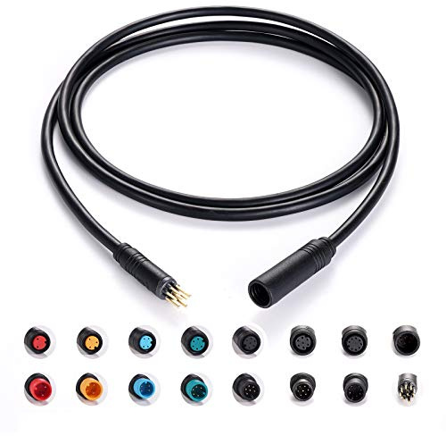 baluoqi 9-stifts förlängningskabel vattentät för elcykel/gas/Ebrake/Ebike förlängningsdelar (9 stift, 150 cm)