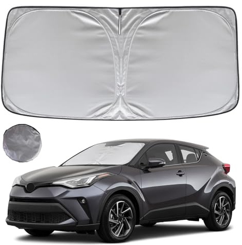 KAYZT Parasol para Parabrisas para Toyota CHR CH-R SUV 2018-2023 Parasol Plegable para Ventana Delantera Accesorios de Coche a Medida