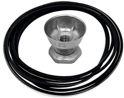HPUY 8066184 Dryer Motor Pulley and 341241 Dryer Drum Belt Replacement Compatible for Whirlpool Maytag KitchenAid Roper Dryers Replace WP8066184 W10402909 W10290531 W10290525 W10299847 AP6011686