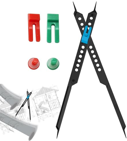 Proportionell passare för konstnär, 25 cm proportionell skala avdelare ritverktyg | professionellt ritverktyg, multifunktionella konstnärsverktyg för arkitekter, designers, konstritning