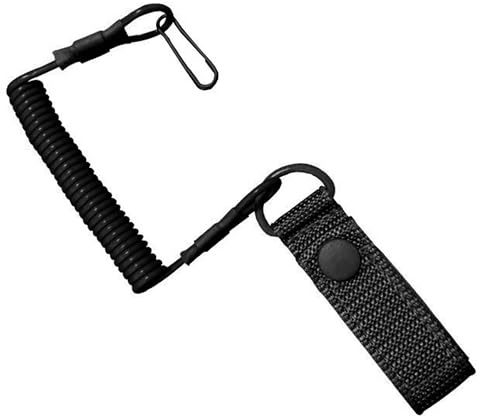 Tactical Lanyard, Elastische Spiralkabel, Rsg Halterung Polizei, Spirale Schlüsselring, Elastisch Angeln Lanyards, Camping Anti-Lost-Lanyard, Spiral SchlüSselanhänger Sicherungsseil für Angeln, Wander