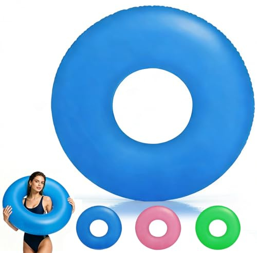 Inflatable Rings Pool for Adult Kids, Inflatables Pool Floats, 90/70cm Rubber Rings, PVC Swimming Rings, Floaties Ring Toy Water floats for Women Men Girl Boy Summer Pools Beach Party Water Sport