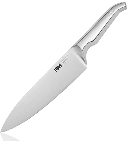 Furi Pro Cook's Knife 20cm, Ultra-Sharp Knife for Superior Cutting Performance, Unique Reverse-Wedge Handle for a Safer Grip, Stainless Steel Blade, 25-Year Guarantee