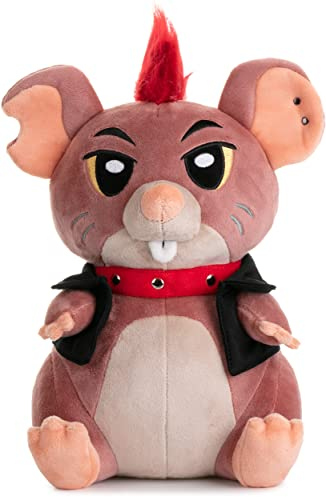 corimori Ed, die Punk-Ratte | 26cm Plüschie Stofftier, Plüschtier, Ratten-Kuscheltier, braun rot schwarz