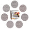 Mirka Abranet Netzschleifscheiben Ø 150 mm Klett/Mix-Pack 5 von jeder Körnung 80, 120, 180, 240, 320, 400, 600/35 Stk/Für alle 150mm Exzenterschleifer und Schleifmaschinen
