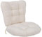 PATIO Rattansessel Auflage 55 cm Marocco 2 teilig Sitzkissen mit Rückenlehne gesteppt Schnüren Innen & Außen Stuhlauflage beige