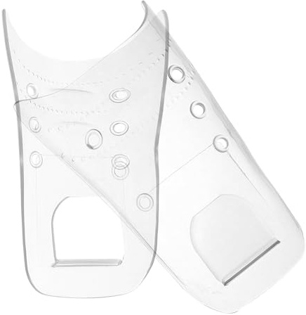HAPINARY Fundas Plástico para Zapatos Transparentes en a Antideslizantes Peluquero y Resistentes Cortes Reutilizables para Uso Protección contra Fragmentos de Cabello Interiores
