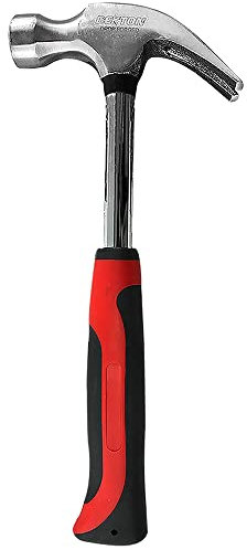 Dekton 8oz Carbon Steel Claw Hammer-heavy-duty Construction| Anti-slip Grip Handle| Precision Balanced| Ideal For Carpentry, Construction| Durable And Reliable| Rust-resistant| Essential Tool For Use