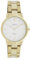 Oozoo Vintage Damenuhr mit Edelstahl Gliederarmband 34 MM Weiß/Goldfarben C20046