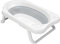 keeeper Faltbare Babywanne mit Stöpsel, Ab 0 bis ca. 12 Monate, 33 l, 48 x 82 x 23,5 cm, Maja, Grau (Nordic Grey)