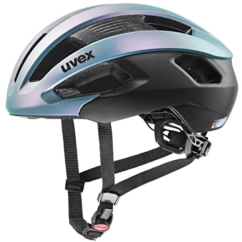 uvex Rise cc Fahrradhelm, flip Flop-Black matt, 56-59 cm