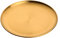 Buyer Star Gold 30cm Stainless Steel Round Dinner Plate, Set of 1, Elegant, Microwave & Dishwasher Safe, Ideal for Everyday Use, Perfect for Birthday, Wedding, Christmas