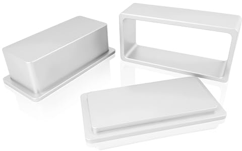 2“x 4 Square Pre-Press Mold - CNC Machined 6061 Aluminum with Hard Anodized Finish-Sliver