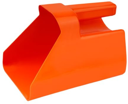 Phe de pelle d'alimentation pour filature sèche - pelle de stable avec une grande conception de scooper pour les aliments pour animaux et les pastilles | Pellette à granulés haute performanc