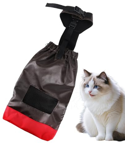 Aide au transport pour chiens handicapés - Sac de transport pour chat en cas de paralysie - Sac de transport lavable pour chiens de grande taille et de petite taille avec bandoulière flexible pour le