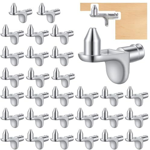 Nogeqi 30 stycken hyllstöd L form 5 mm golvstöd för hyllor för skåp hyllor skåp skåp köksskåp bokhylla möbelskåp garderob garderob