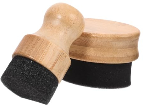 GARVALON Applicatore per Olio per Taglieri in Legno in Spugna 2 Pezzi, Portatile e Versatile, per Trattamento e Manutenzione di Taglieri, Mobili e Bambù