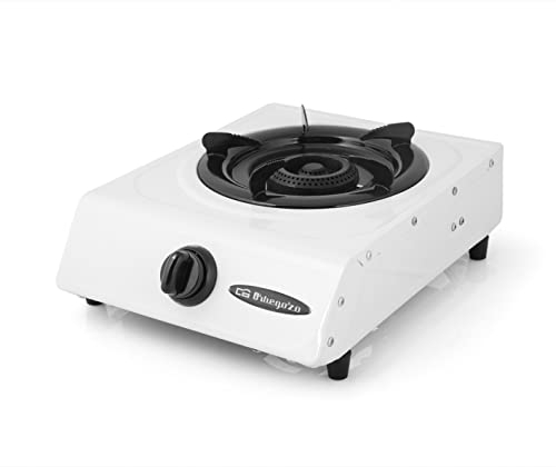 Orbegozo FO 1600 - Hornillo a gas, gas butano o propano, encendido piezoeléctrico, quemador de triple corona, uso exterior, pies antideslizantes