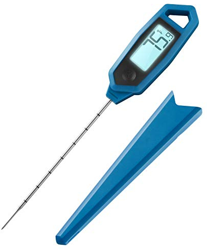 Lavatools PT18 Professional Commercial 4.5 Ambidextrous Backlit Digital Instant Read Meat Thermometer for Kitchen, Food Cooking, Grill, BBQ, Smoker, Candy, Home Brewing, and Oil Deep Frying