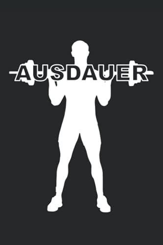 Ausdauer: Trainingsjournal für das Krafttraining | Notizbuch für Fitness | Bodybuilding und Kraftsport Notizheft | (6x9 Zoll) mit 120 Seiten