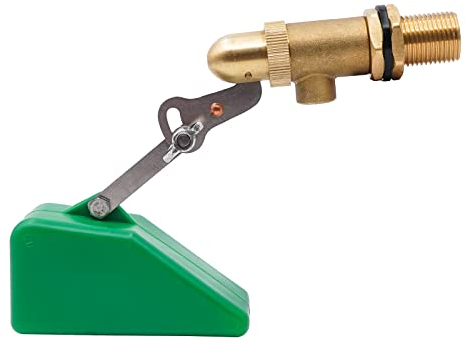 Svauoumu 1/2 Zoll Messing Schwimmerventil Wasser Schwimmerventil mit verstellbarem Arm Automatisches Füllschwimmer Kugelventil für Tränke Aquarien Springbrunnen Teichen