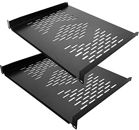 RIVECO Estantes de armario para montaje en rack (16 pulgadas)