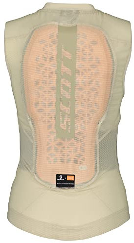Scott W Airflex Light Protector Vest Beige - Leichte komfortable D3o Damen Protektorenweste, Größe S - Farbe Light Beig