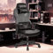 DoChair Gaming Stuhl Atmungsaktiv, Ergonomischer Design PC Gamer Stuhl aus Stoff, 12h Sitzkomfort 3D-Armlehnen Stabiles Gaming Chair 150-200KG, (Schwarz)
