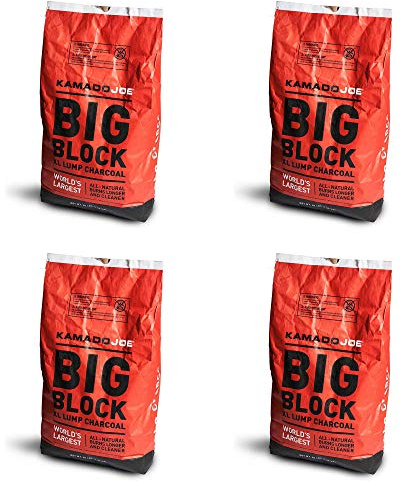Kamado Joe All Natural Big Block Argentinian XL Premium Charcoal, 20 Lb (4 Pack)