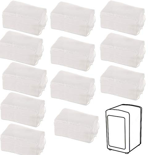 Recharge de 1200 Serviettes Papier pour Distributeur à Serviettes en Papier