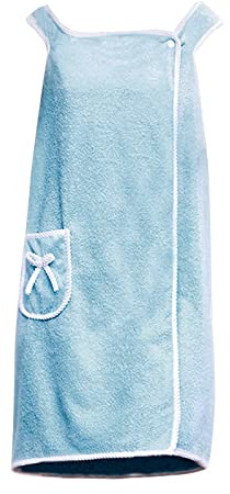 JIAHG Robe Serviette de Bain Femme en Velours de Corail Peignoir de Bain sans Manches à Bouton-pression Serviette de Sauna Absorbant Serviette de Plage Drap de Bain pour Piscine Gymnase (80 * 140CM)