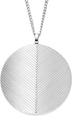 FOSSIL Damenkette Harlow Locket Collection Anhänger Edelstahl, JF04737040