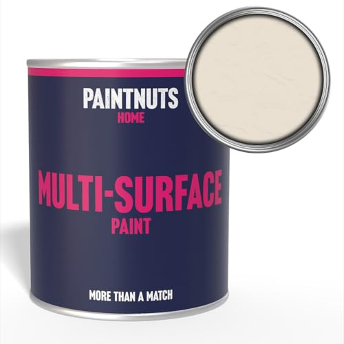 Paintnuts Multi-Surface Paint - RAL-9001 - CREAM - 250ml Tin - Matt Finish