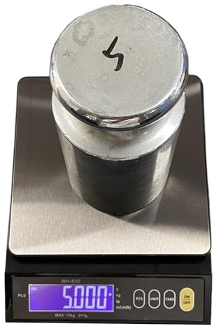 Dewireaey Báscula de Cocina | Báscula Digital de Alimentos 2.5 Kg en Gramos,Para Dietas, Correos, Oficina, Joyería, Verduras, Estudiantes y Panadería