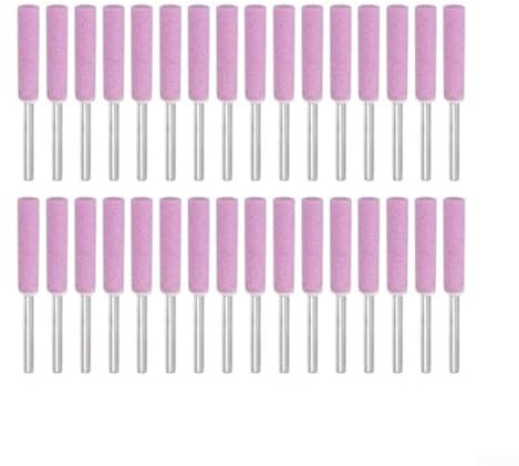 Kit de afilador de motosierra de esmeril de 32 piezas con piedras de molienda de grano 120 para metal, madera y plástico, accesorio de herramienta giratoria para afilar y pulir, 5,5 mm