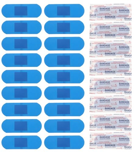 GLEAVI Apósitos Diseño Fácil de Envolver y 100 Impermeables y Transpirables para Heridas Azules de Pe Ideales para Hoteles y Deportistas Deportistas