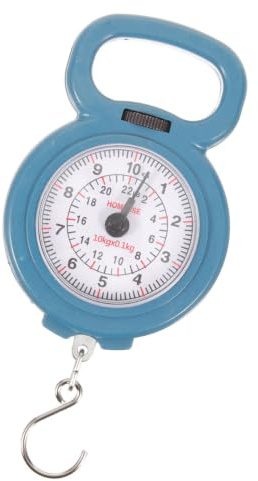 KOCKSHION Balance Suspendue Portable Couleur Aléatoire Rouge Légère en Plastique et Métal, Balance de Voyage Pratique pour Peser Aliments et Poissons, Pêche et