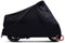 ANFTOP Motocicleta Funda para Moto 4XL Negro Color Agujeros de la Cerradura Cubierta UV Polvo Protectora Impermeable de Cubierta - XXXXL