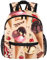 VAPOKF Leichter Schulrucksack Kleinkind Rucksack Kleine Reise Umhängetasche für Jungen Mädchen Kinder, Schokolade Eis mit Früchten, multi, 25.4x10x30 CM/10x4x12 in