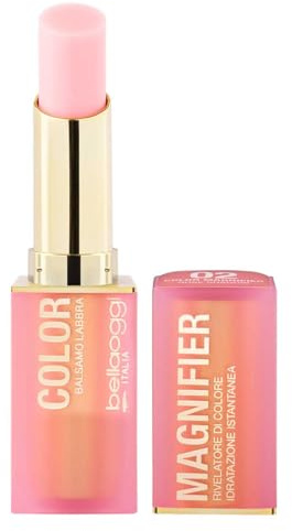 bellaoggi COLOR MAGNIFIER-Balsamo labbra rivelatore di colore-ROSE SHADOW,3g