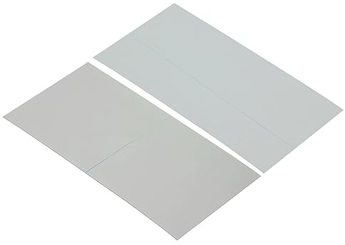 PATIKIL 6.5 Polarizadas Película Hojas, 2 Paquete Adhesivo Polarizador Lineal Polarizador Filtro 7.9x15.1cm para Pantalla Fotografía Iluminación, 0/90 Grados